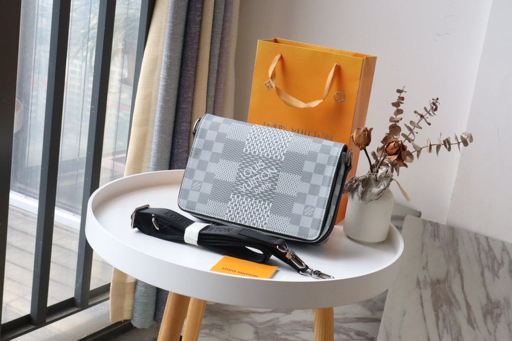 Louis Vuitton Studio Messenger Damier Graphite Plaster For Men, Bags, Shoulder And Crossbody Bags 9.3in/25.3cm Louis Vuitton N50014