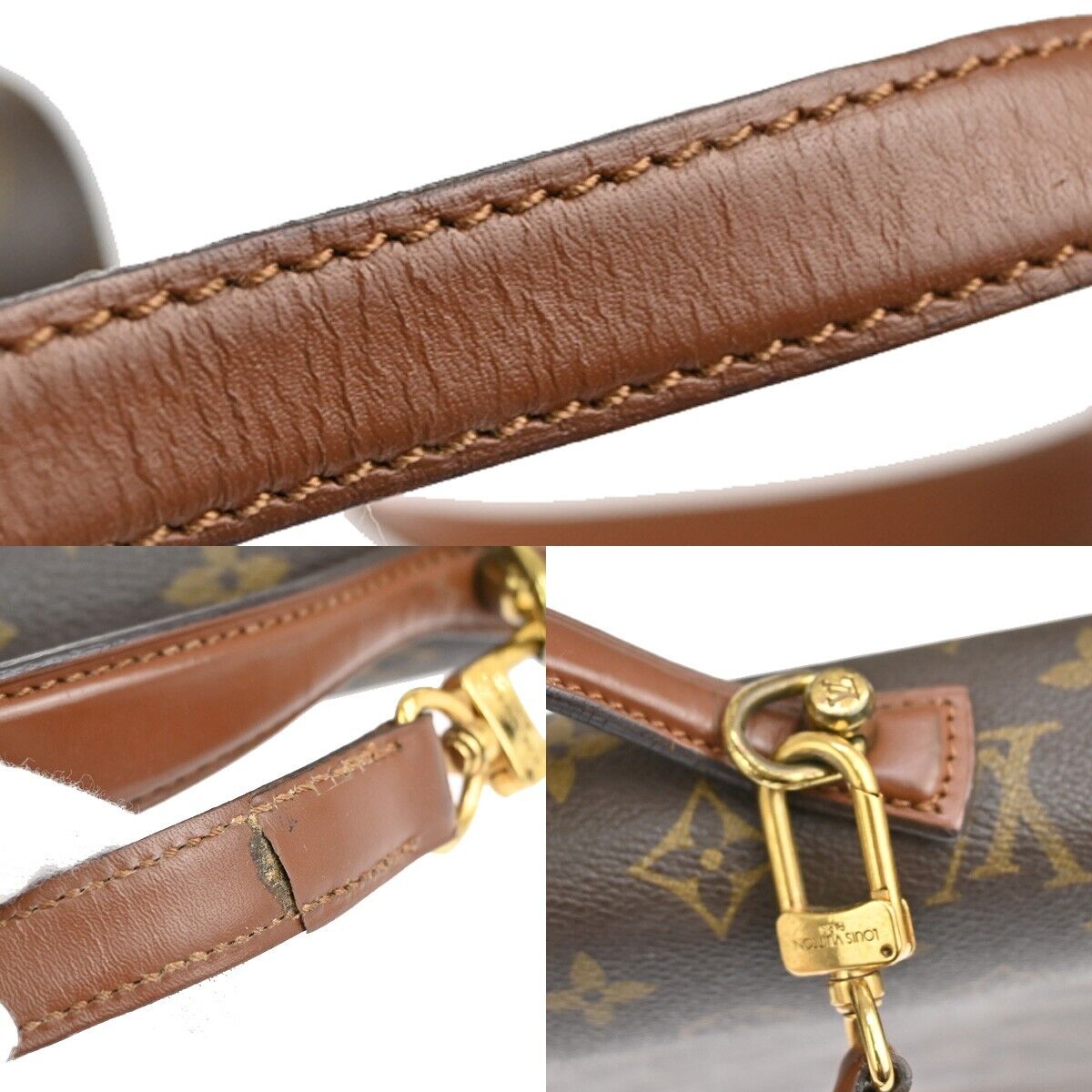 LOUIS VUITTON Porte Documents Shoulder Bag