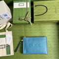 Glami Clutch With Glami Logo Blue For Men 12in/31cm  Glami