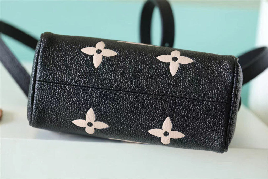 Louis Vuitton Nano Speedy Monogram Empreinte Arizona Beige/ Creme Beige For Women, WomenÃƒÂ¢Ã¢â€šÂ¬Ã¢â€žÂ¢s Bags, Shoulder And Crossbody Bags 6.3in/16cm Louis Vuitton