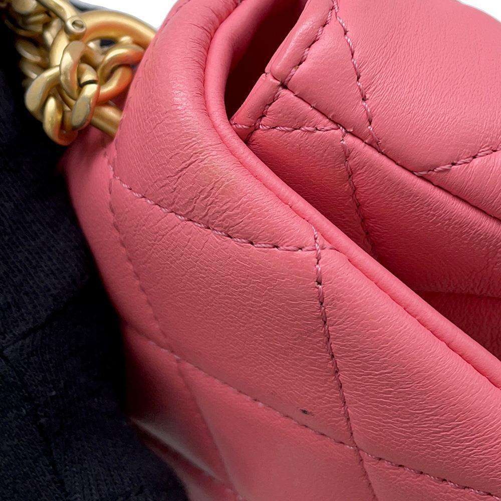 CHANEL Matelasse ChainShoulder Bag PinkAS3114 Lambskin