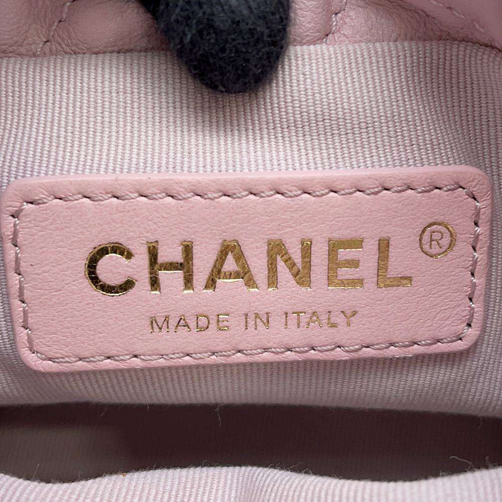 CHANEL Pearl ChainShoulder Bag PinkAS2529 Leather