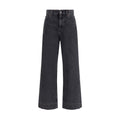 Chloé Black Cotton High-Waisted Women's Jean