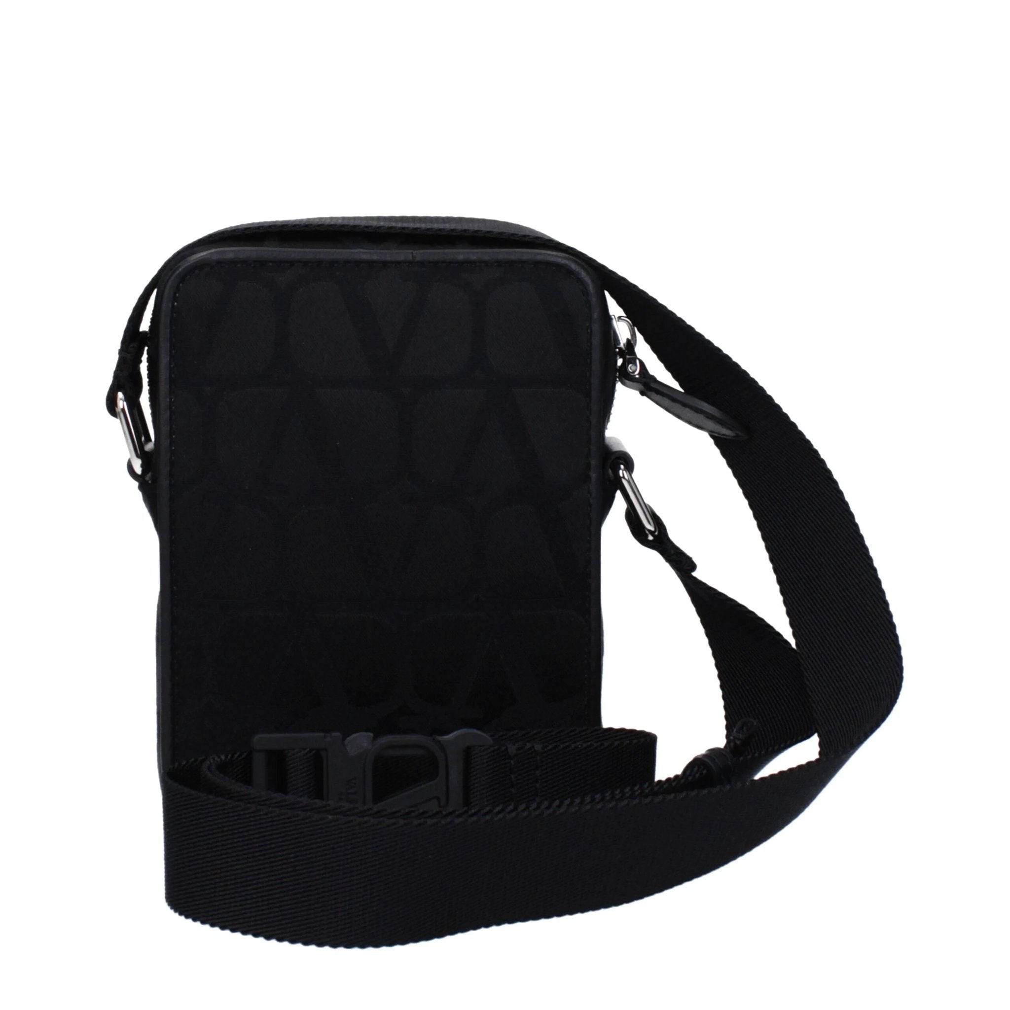 Valentino Garavani Black Fabric Crossbody Bag