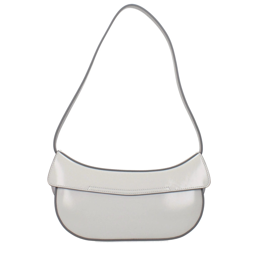 Marni Gray Leather Shoulder Bag