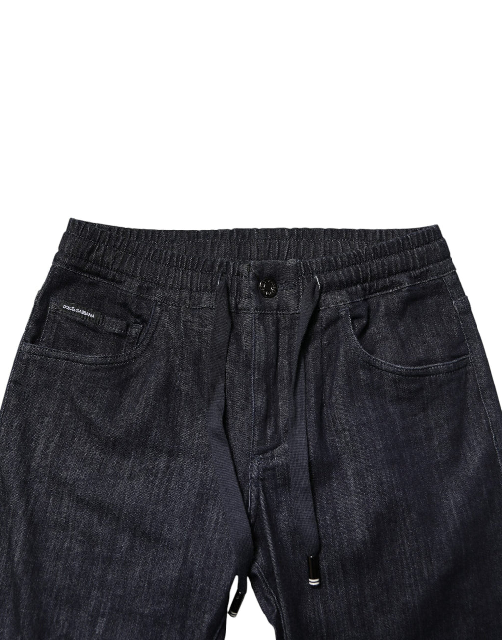 Dolce & Gabbana Black Cotton Stretch Skinny Denim Men Jeans