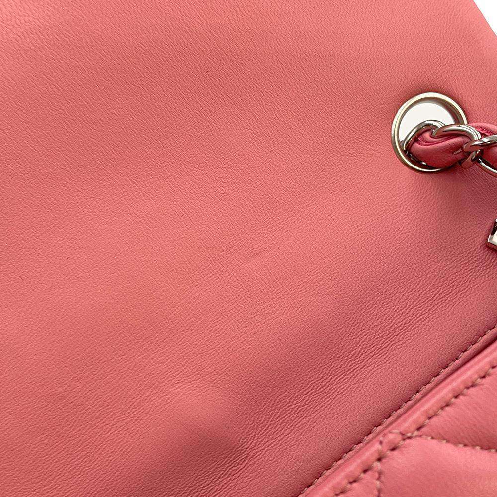 CHANEL Mini Matelasse ChainShoulder Bag PinkA69900 Lambskin Size Mini