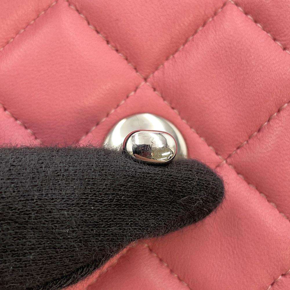 CHANEL Mini Matelasse ChainShoulder Bag PinkA69900 Lambskin Size Mini