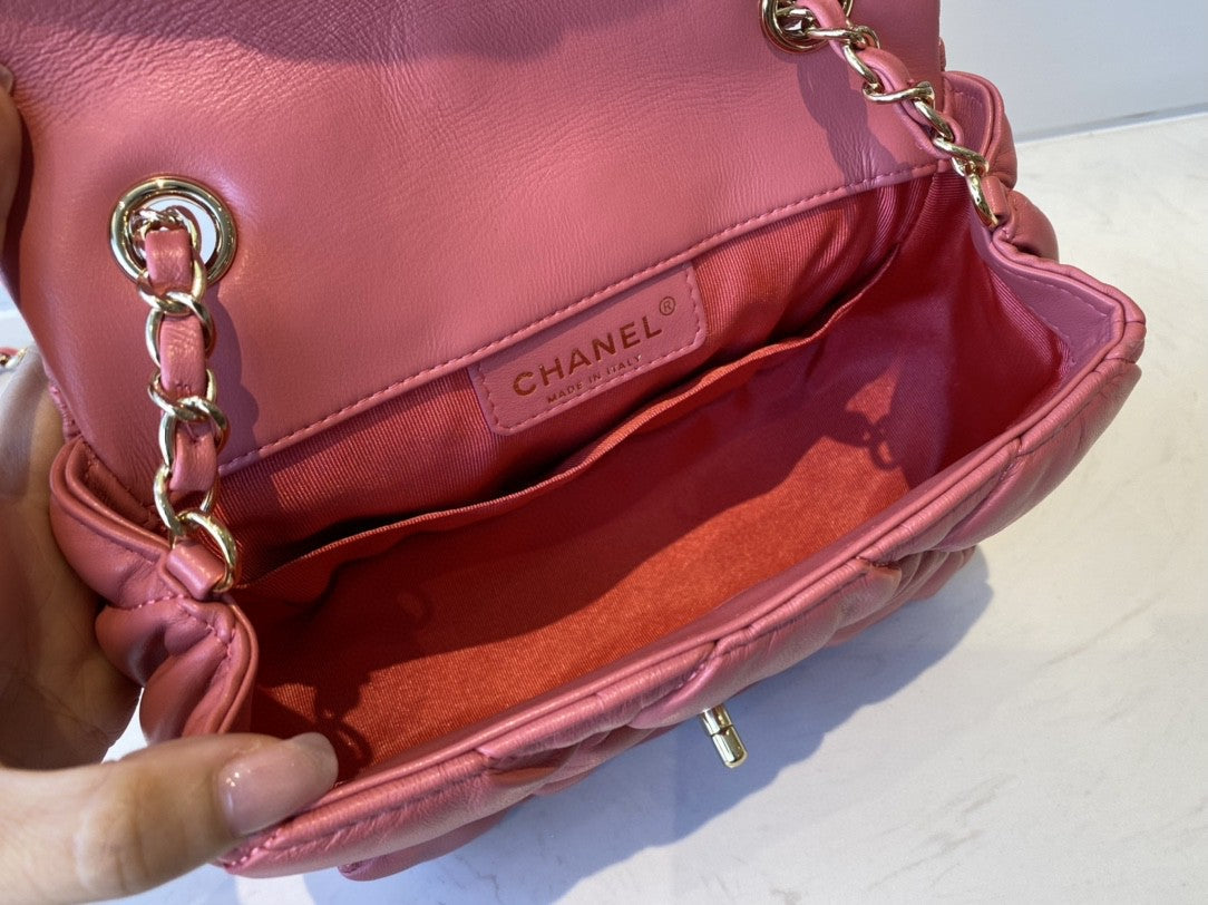 ChanelSmall GlamIap Bag Gold Hardware PiNike For Women Handbags, Shoulder Bags 7.5in/19cm AS2232