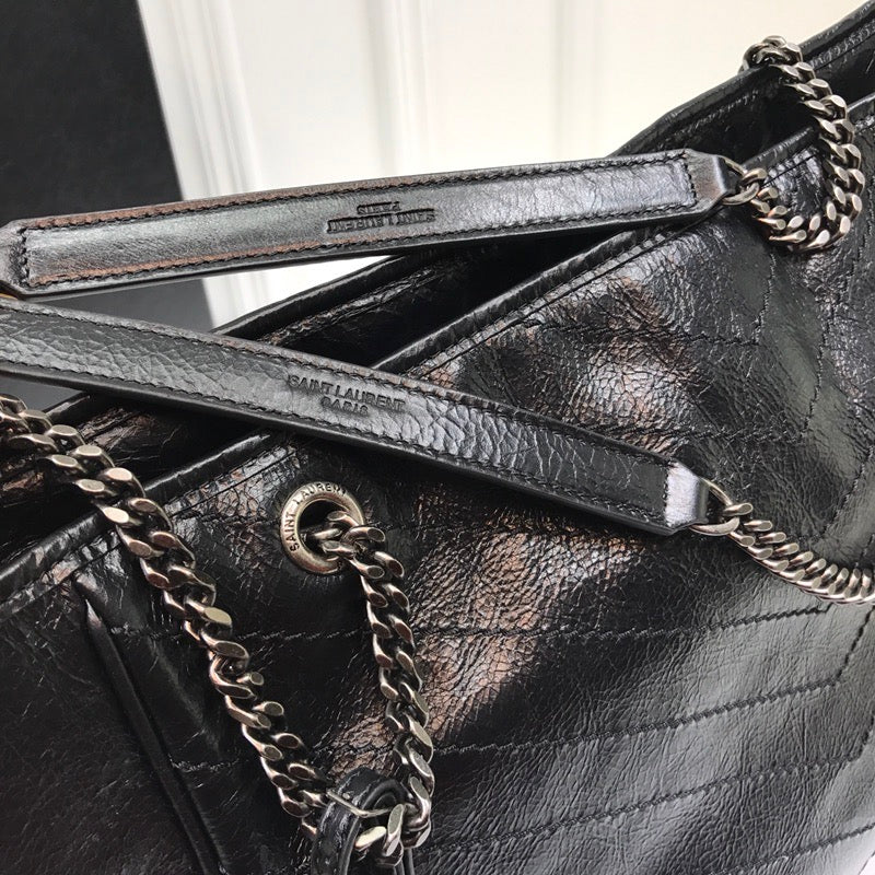 YSSL Niki Shopping Bag Black For Women 13.8in/35cm YSLÂ 