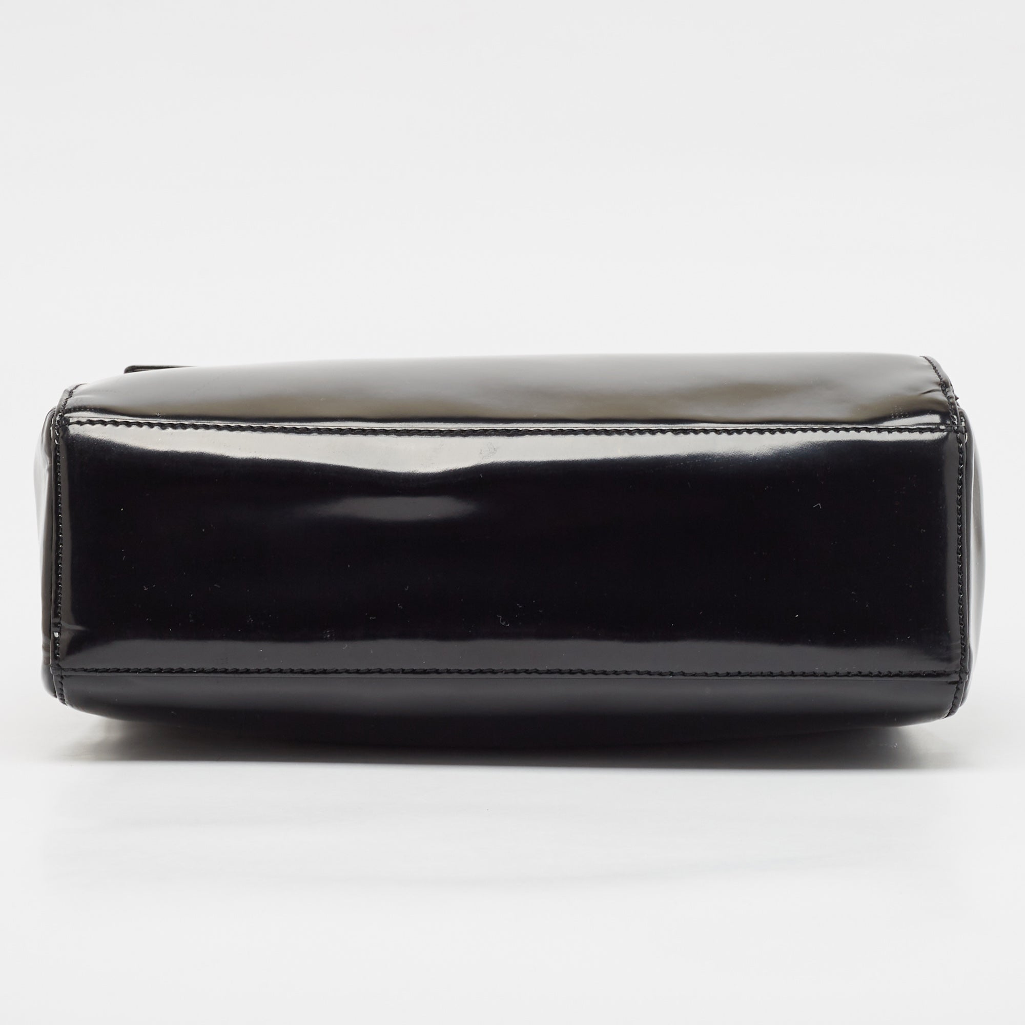 Dior Black  Leather Flap Tote