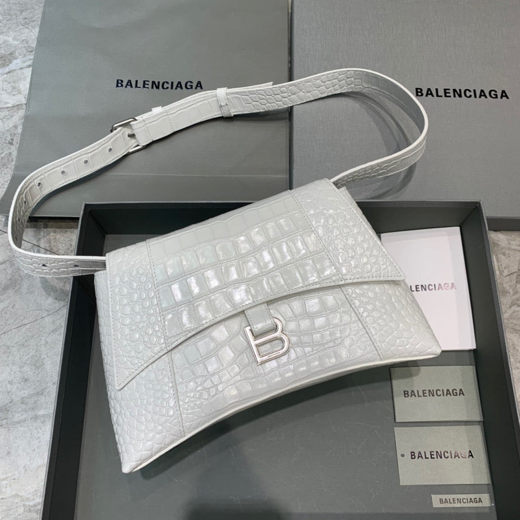 Downtown Small Shoulder Bag In White, For Women,  Bags 11.8in/30cm