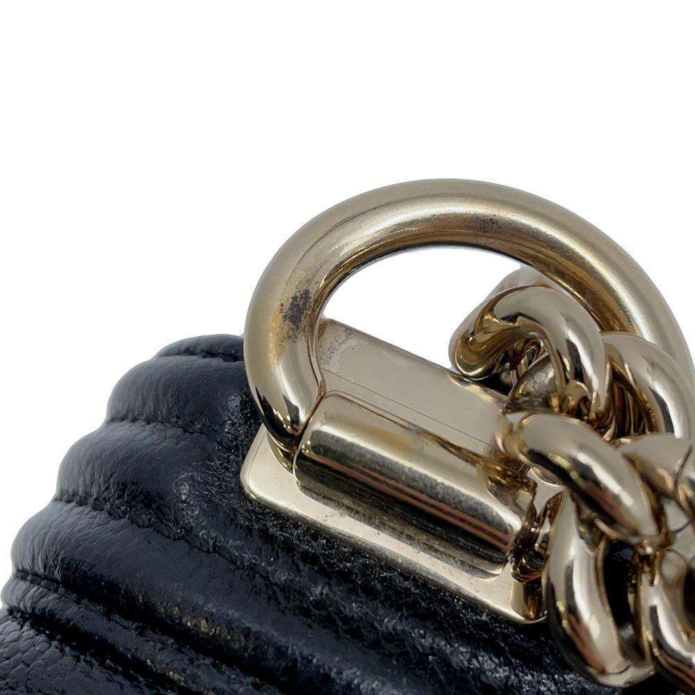 CHANEL Boy Chanel ChainShoulder Bag BlackA67364 Caviar Leather Size Mini