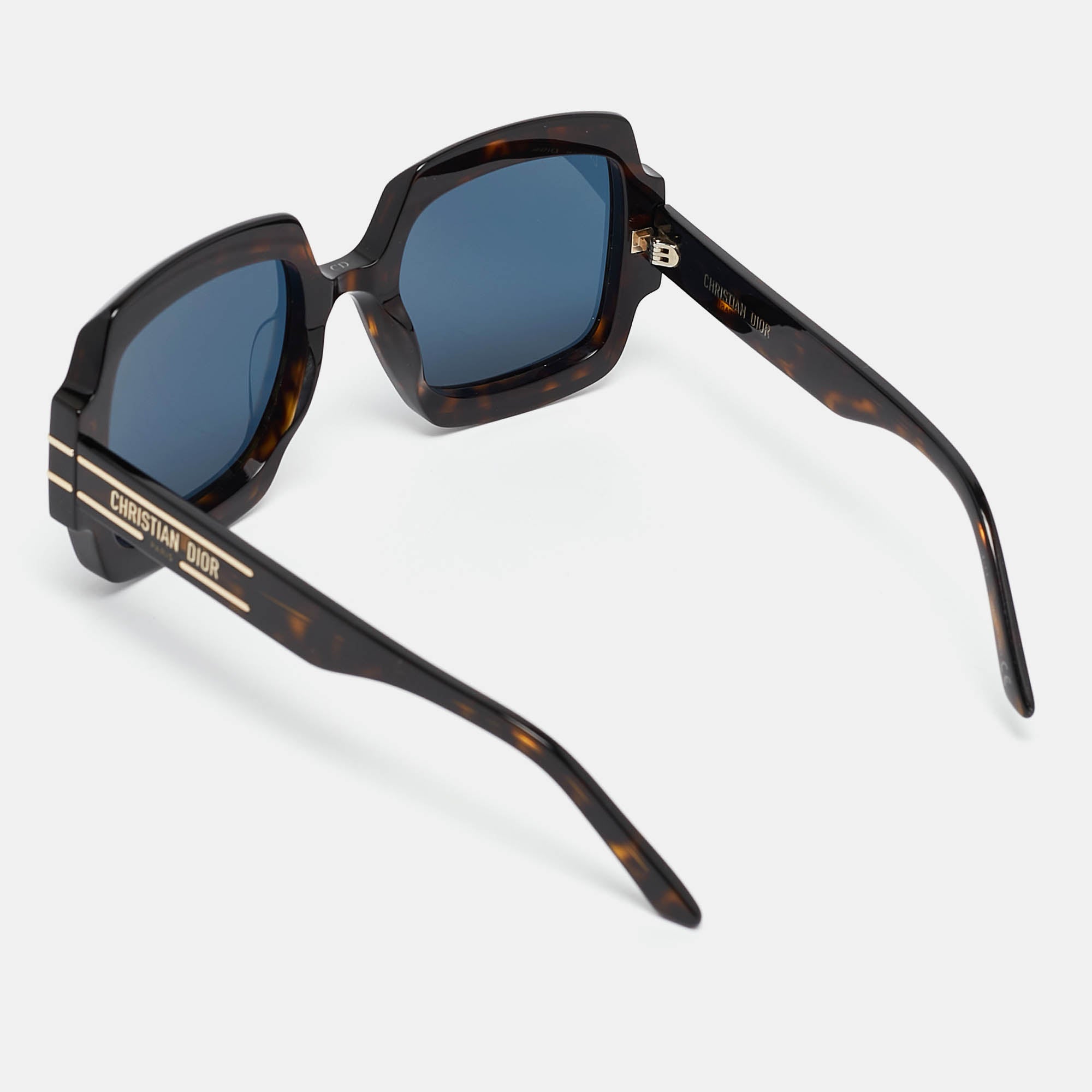 Dior Dark Br Diorsignature S1U Oversized Sunglasses