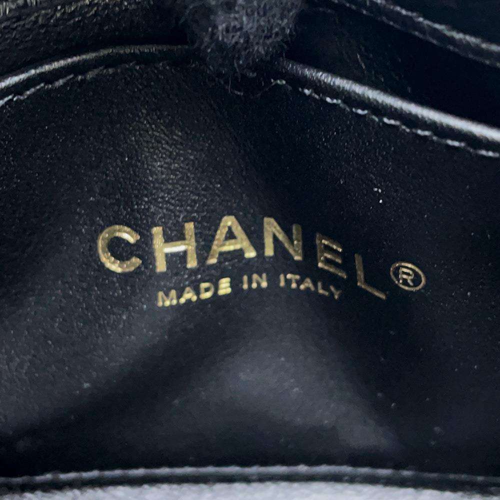 CHANEL Matelasse ChainShoulder Bag BlackAS3365 Lambskin