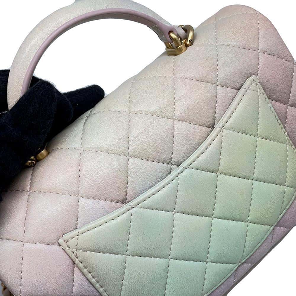 CHANEL Matelasse Gradation2awyChainShoulder MulticolorAS2431 Lambskin