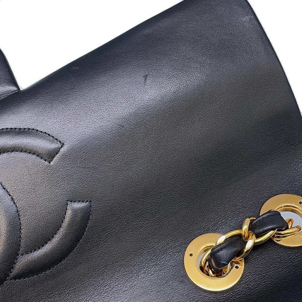 CHANEL Jumbo Matelasse ChainShoulder BlackA01094 Lambskin Size 34