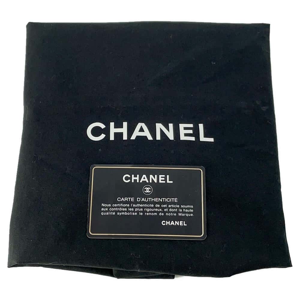 CHANEL Gabriel ChainShoulder Hobo White/BlackA93825 Leather Size Large