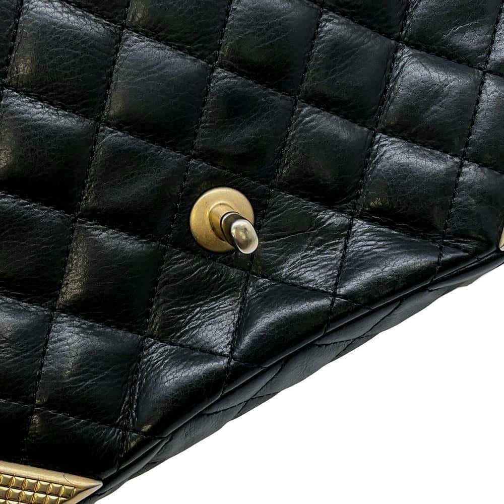 CHANEL Matelasse Single Flap ChainShoulder Bag BlackA94495 Lambskin