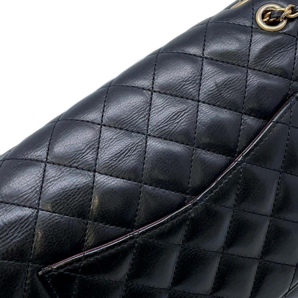 CHANEL Matelasse Single Flap ChainShoulder Bag BlackA94495 Lambskin