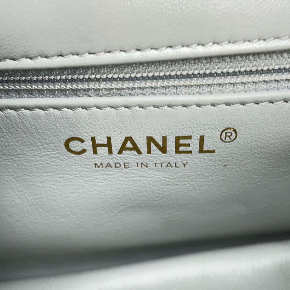CHANEL Matelasse ChainShoulder Bag GrayAS3367 Lambskin
