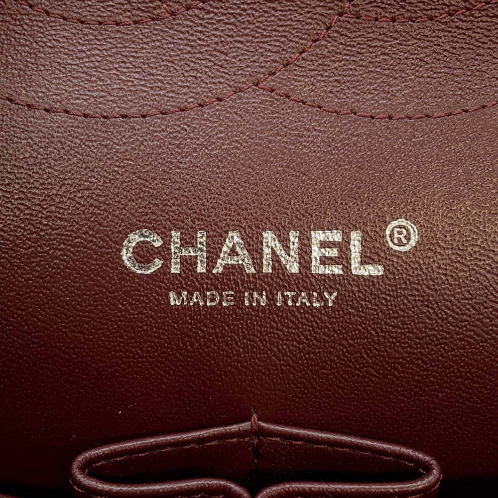CHANEL Matelasse Double Flap ChainShoulder Bag BlackA58600 Lambskin Size 30