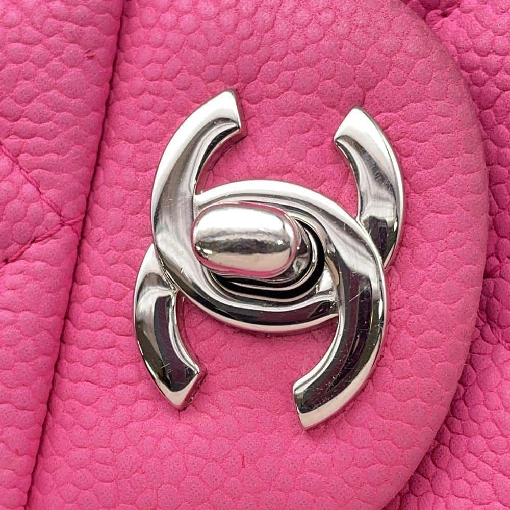 CHANEL Matelasse ChainShoulder PinkA35200 Soft Caviar Leather