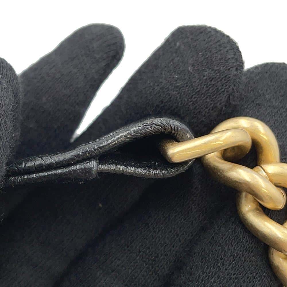 CHANEL Boy Chanel ChainShoulder Bag BlackA67364 Caviar Leather Size Mini