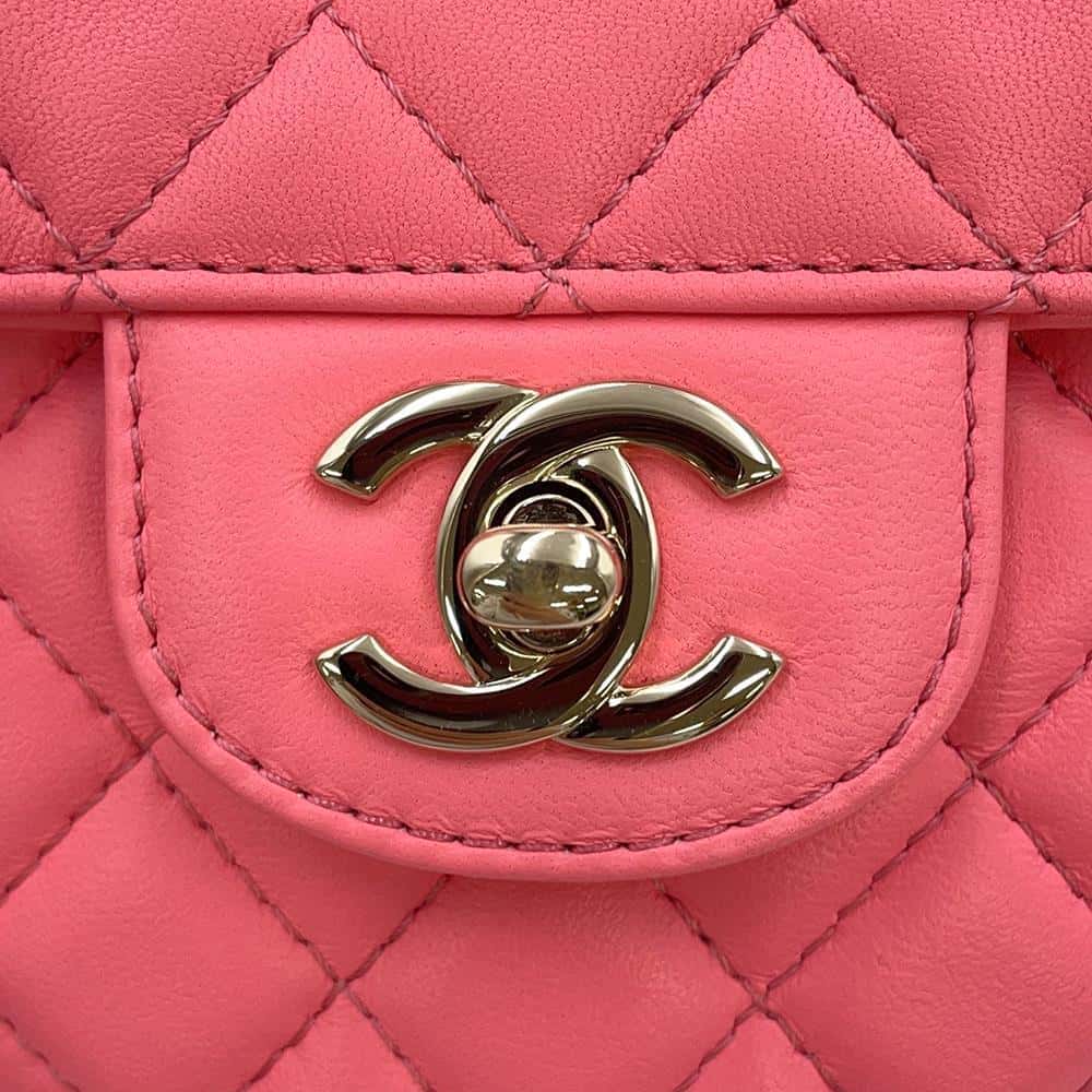 CHANEL Heart Shape ChainShoulder Bag PinkAS3191 Lambskin