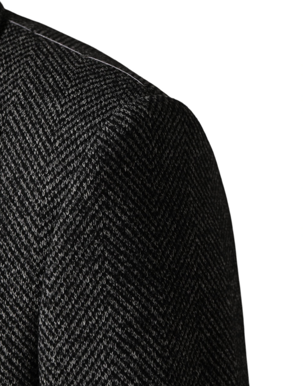 Dolce & Gabbana Gray Wool Blend Long Trench Coat Men Jacket