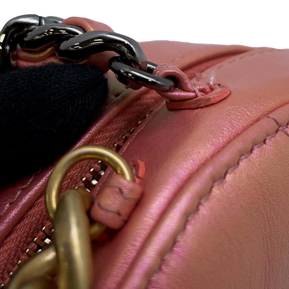 CHANEL 19 Round 2wayShoulder PinkAP0945 Lambskin