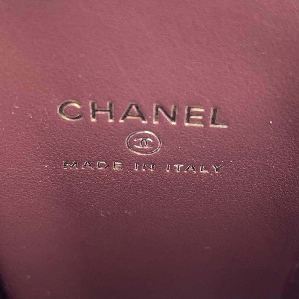 CHANEL Matelasse Small Vanity ChainShoulder Bag BlackAP1466 Caviar Leather