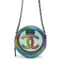 CHANEL CCFiligree PlasticsxLeather ChainShoulder Bag MulticolorAP0365 Plastics PVC