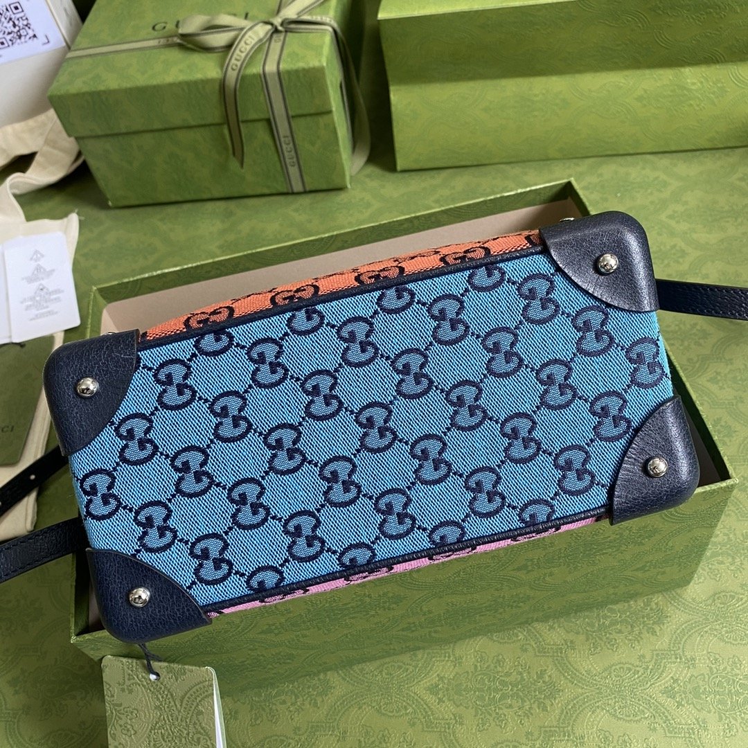 Gucci Multicolor Shoulder Bag In Gucci Multicolor Canvas For Women  9in/23cm Gucci  ‎626363