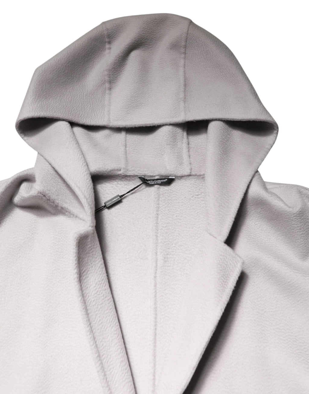 Dolce & Gabbana Off White Belted Long Trench Coat Men Jacket