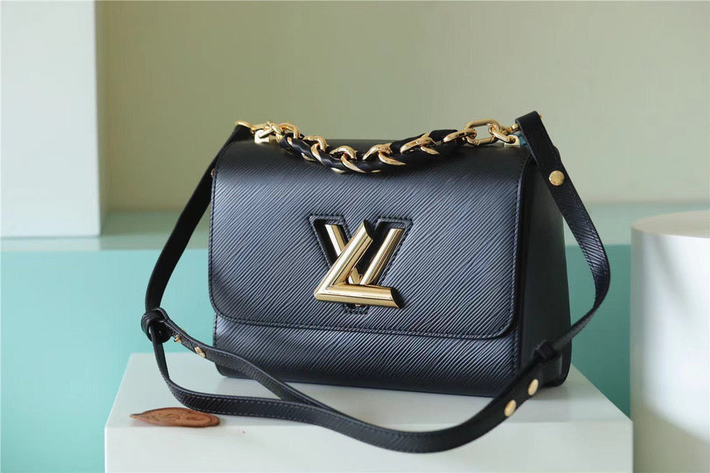 Louis Vuitton Twist MM Epi Black For Women, Women’s Bags, Shoulder And Crossbody Bags 9.1in/23cm Louis Vuitton M59887