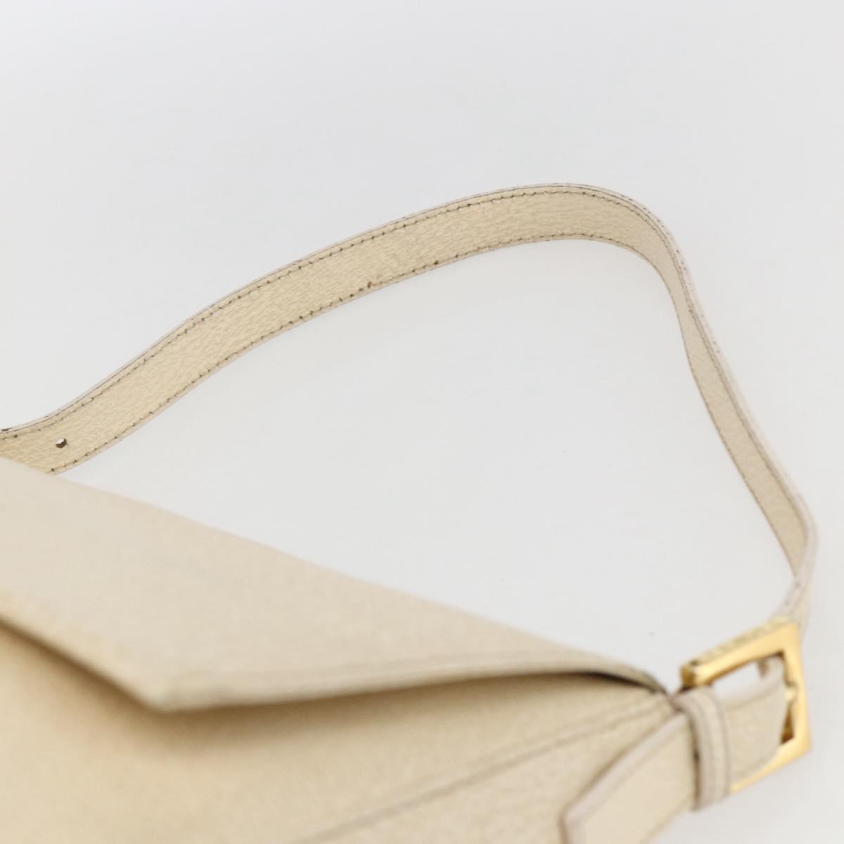 Fendi Mamma Baguette Shoulder Bag Canvas Beige Leather Shoulder Bag Bag