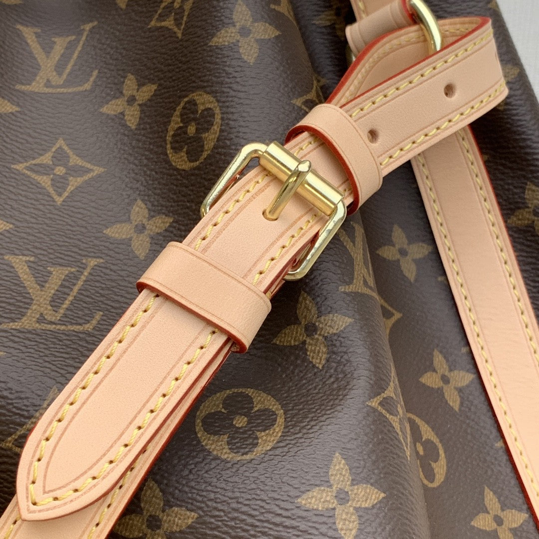 Louis Vuitton NoÃƒÆ’Ã‚Â© Bucket Bag Monogram Canvas For Women,  Shoulder Bags 13.4in/36cm Louis Vuitton M42224