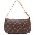 Louis Vuitton Pochette Accessoire  Canvas Clutch Bag