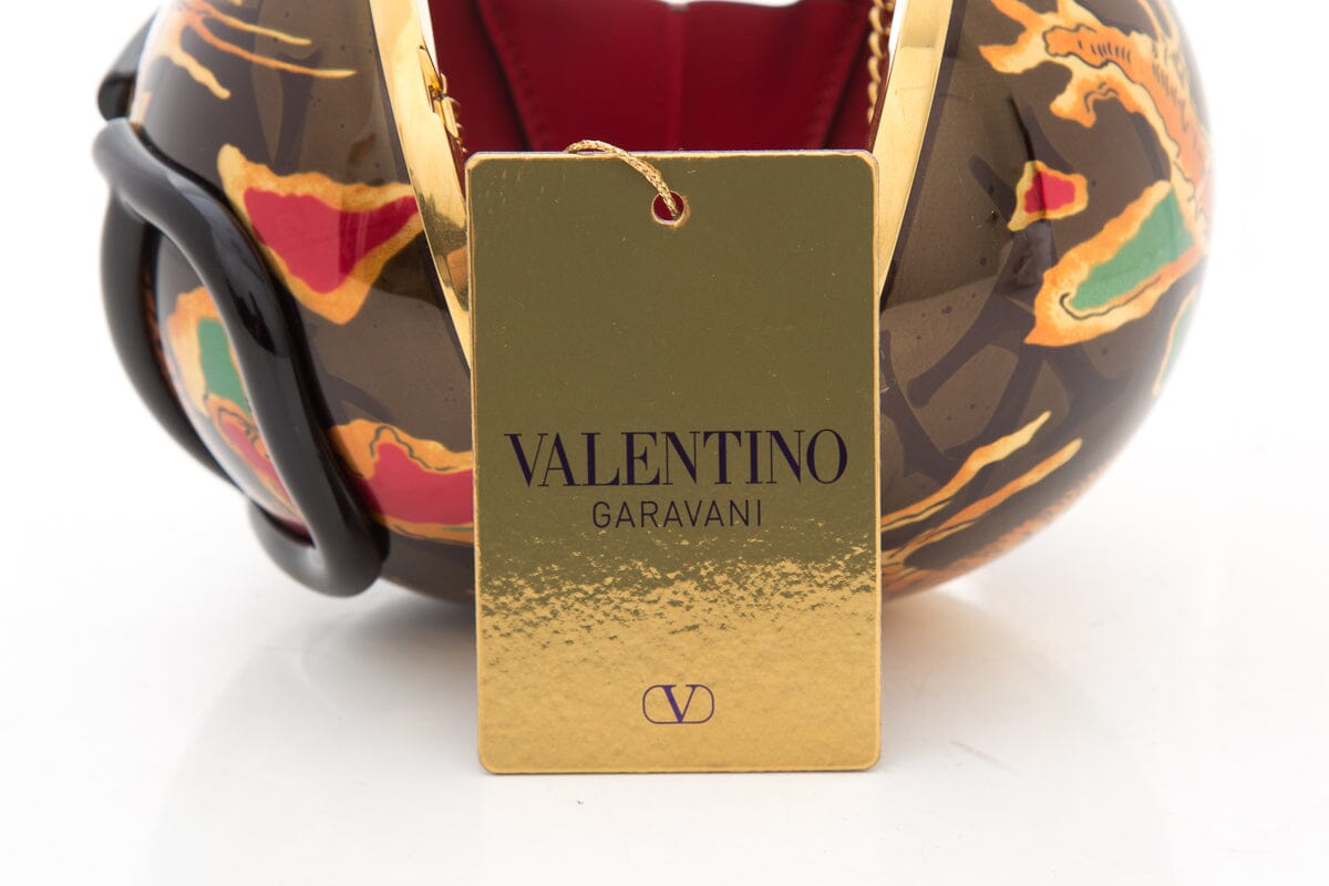 Valentino VLogo Spherical Shoulder Bag with Dragon Print NWT