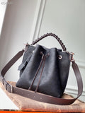 Louis Vuitton Muria Bucket Bag Black For Women,  Shoulder And Crossbody Bags 9.8in/25cm Louis Vuitton M55800