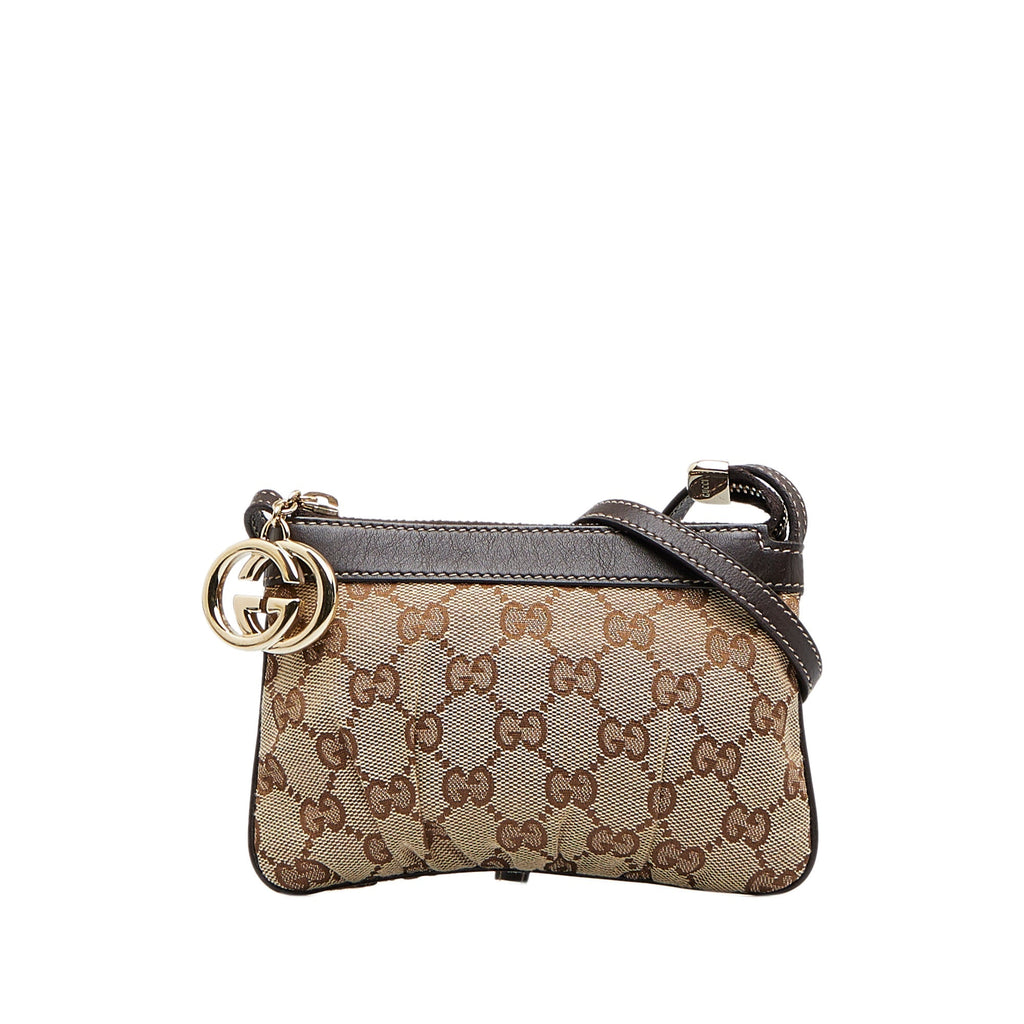 Gucci Crossbody Bag Mini Brown Gucci Canvas
