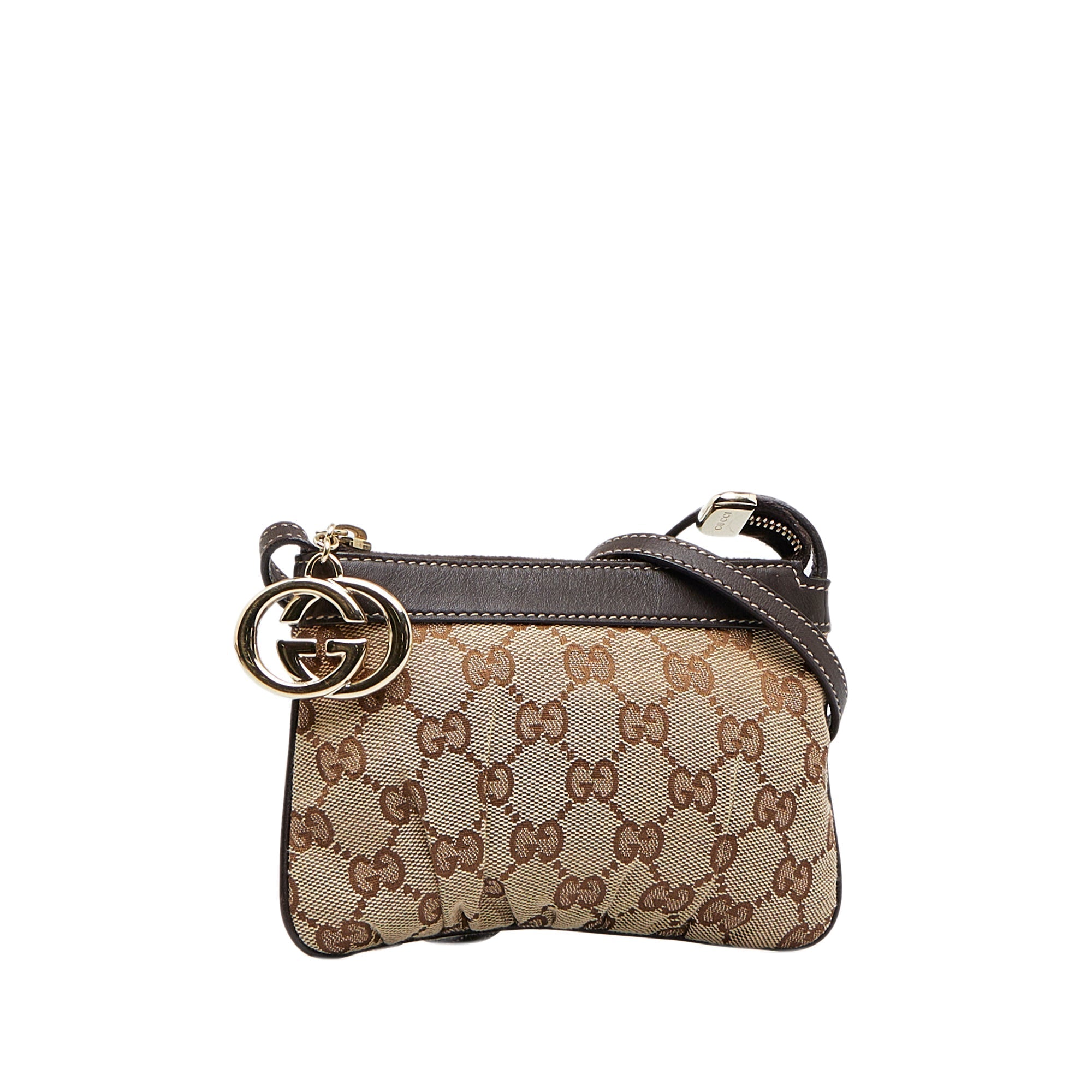 Gucci Crossbody Bag Mini Brown Gucci Canvas