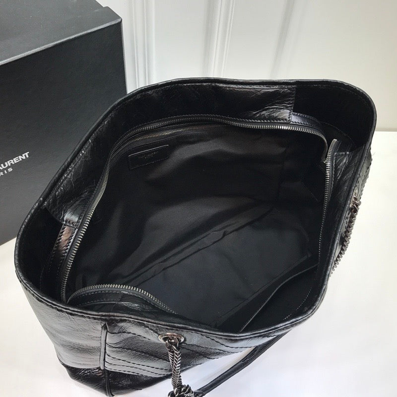 YSSL Niki Shopping Bag Black For Women 13.8in/35cm YSLÂ 