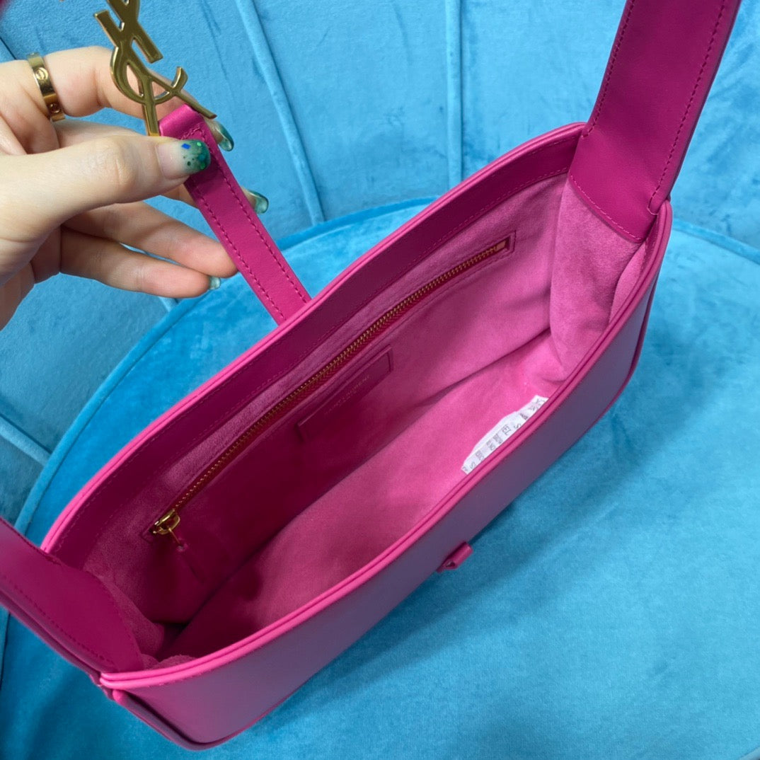 Top Quality Le 5 Ã 7 Hobo Bag In Smooth Pink For Women 9in/23cm YSL 6572282R20W5623