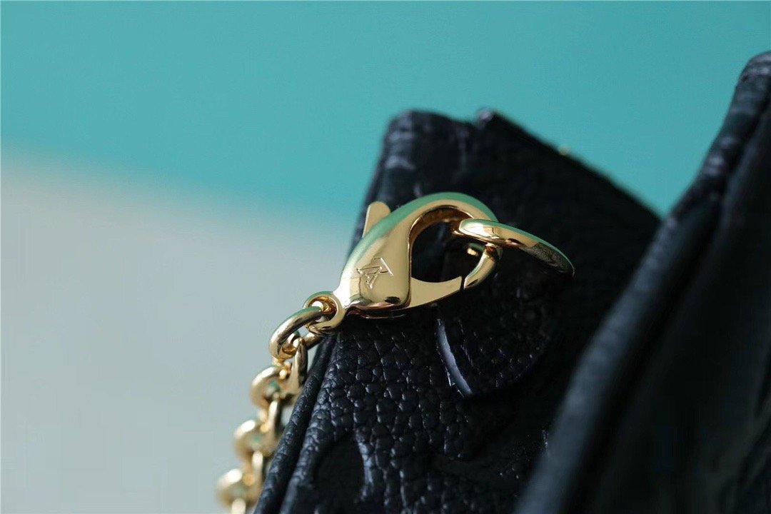 Louis Vuitton Double Zip Pochette Monogram Empreinte Black For Women,  Shoulder and Crossbody Bags 7.9in/20cm Louis Vuitton M68568