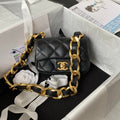 ChanelMini GlamIap Bag Black For Women Bags Shoulder And Crossbody Bags 6.6in/17cm AS3213