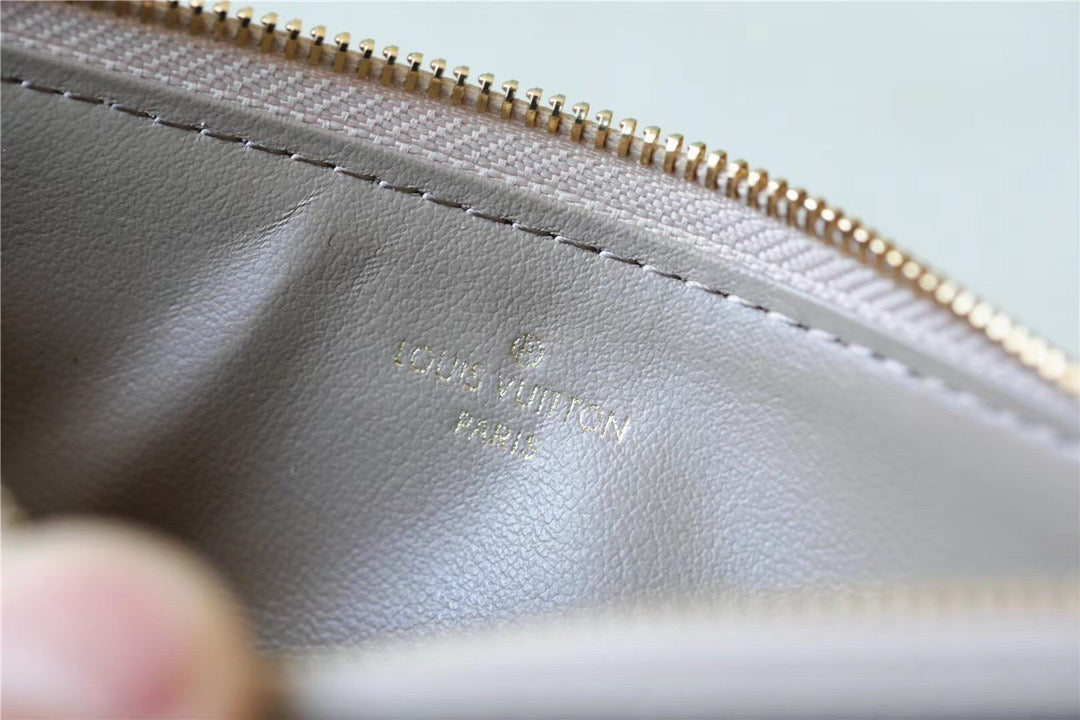 Louis Vuitton Pochette Felicie Monogram Empreinte Pink/ Beige/ Yellow For Women,  Shoulder And Crossbody Bags 21cm/8.3in Louis Vuitton M81359