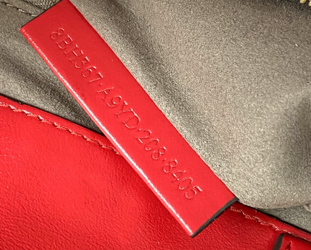 Small FF Tote Shoulder Red Bag For Woman 30cm/12in