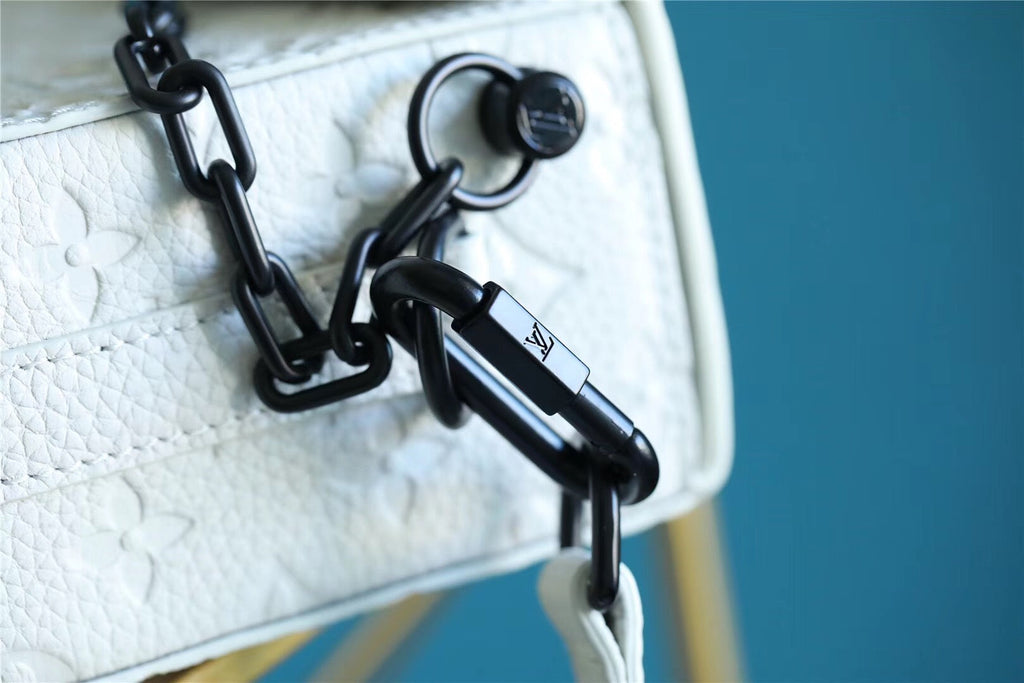 Louis Vuitton Mini Soft Trunk Box Taurillon White For Men, Bags, Shoulder And Crossbody Bags 9.1in/23cm Louis Vuitton